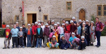 La visite guidée du Château de Malbrouck à conquis les enfants !