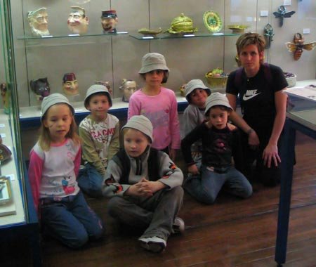 Le musée de la faïence de Sarreguemines à été visité par les enfants du CLSH ...